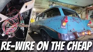 El Cheepo Re-Wire On My 1956 Chevy Gasser Long Roof - DIY Wiring Harness Install