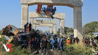 Deadly Crane Crash On Thai Train, 25 Dead, Survivors Trapped In Wreckage | VERTEX