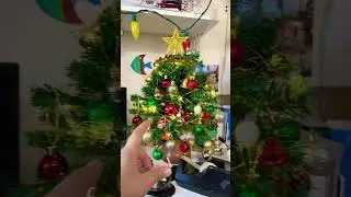 Desk Christmas Tree 🎄 #shorts #christmas #tree