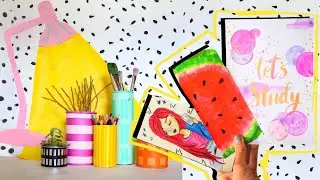 11 DIY СНОВА В ШКОЛУ 2020 на бюджете 🔔 ШКОЛЬНАЯ КАНЦЕЛЯРИЯ СВОИМИ РУКАМИ с Кристиной Санько