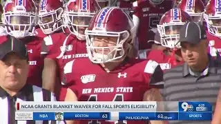 NCAA grants blanket waiver for fall sports