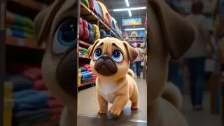 Camping Adventure with a Cute Baby Pug Puppy 🏕️🐶 #shorts