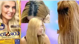 12 retoque de raiz ficando loira em casa vem acompanhar minha saga kkk
