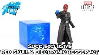 Marvel Legends Red Skull & Electronic Tesseract SDCC 2018 Exclusive Hasbro Figure Review