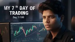 100 Day challenge || trading journey || Day #7/100  | #trading #video 