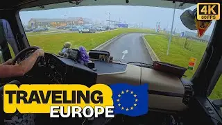 POV Truck Driving Mercedes Actros 510 - European Highway