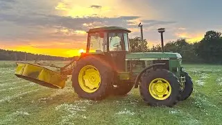 Nu slår vi vall för hö med John Deere 3640