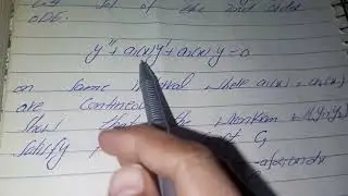 lec13 mathematical method bs math 6th semester topic:definition of linear operator, abel formula etc