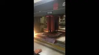 25 Ton Atom Traveling Head Die Cutting Press UPM#10415