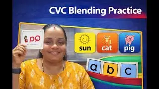 English Phonics Revision | CVC Blending Practice | Kannada Medium