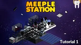 What is in MEEPLE PIE?!?!? (Meeple Station Gameplay- Tutorial #1- Basics)