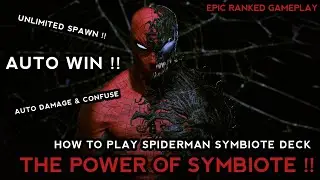 MARVEL DUEL - THE POWER OF SYMBIOTE!! SPIDERMAN DECK SYMBIOTE BUILD