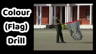 Color's Drill or Flag Drill demonstration by IMA Drill Instructor | Drill