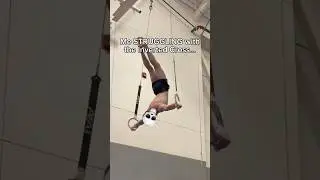 Iron Cross? Nah&hellip; Inverted Cross 😈 #gymnastics #rings #strength #calisthenics #ironcross #olympics