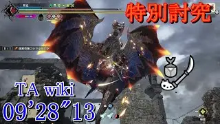 【MHRise:SB/PS5】特別討究:クシャルダオラ 操虫棍 09&rsquo;28&rdquo;13 TA wiki rules 共闘型&times;爆破構成