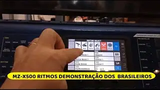 TECLADO CASIO MZ X500 DEMONSTRA&Ccedil;&Atilde;O DE RITMOS BRASILEIROS - REVIEW