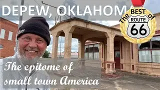 Route 66 DEPEW OKLAHOMA - the epitome of small town America, Route 66 1926-1928