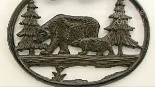 Cast Iron Bear Wall Plaque | Rustic Wildlife Wall Art for Lodge & Cabin D&eacute;cor