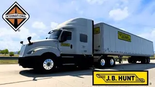 International LT | JB Hunt Combo | American Truck Simulator #jbhunt #ats #internationallt #dryvan