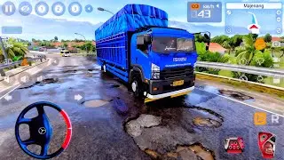 Isuzu Giga Truck Transporting Furniture Goods l Mod Bus Simulator Indonesia
