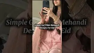 Simple Gol Tikki Mehandi Designs For Eid..#deenbytes #mehandidesigns #eiduladha2025 #trending #fyp