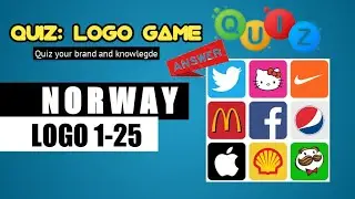 QUIZ LOGO GAME ANSWERS | NORWAY, LOGO 1-25