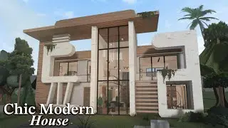 Bloxburg: Chic Modern Home | Roblox Bloxburg | Speedbuild
