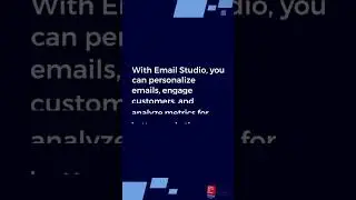 What is Salesforce Marketing Cloud Email Studio? #shorts #salesforce #sfdc #trailhead