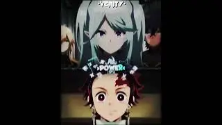 Epsilon vs Tanjiro | BrooklynBloodPop | #anime #animeedit #eminenceinshadow #demonslayer #edit