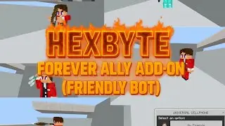 HEXBYTE: Forever Ally Add-on &ndash; Your Ultimate Friendly Bot Companion! 💎 (Minecraft Bedrock Add-on)