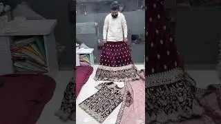 😍 देखिए Farshi Velvet #lehenga Ka Latest Trend | Surat wholesale Market Se Ready to Wear