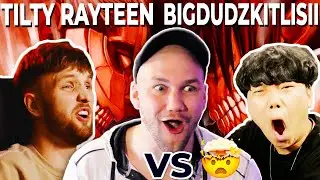 Битва титанов в битбоксе! Tilty Rayteen против Bigdudzkitlisii - реакция на битбокс!!! 😱