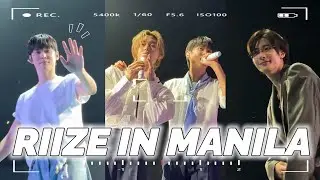 라이즈가 날 마닐라로 데려왔어 • 스탠딩 1열 RIIZING LOUD IN MANILA • 브리즈브이로그 • 라이징라우드 마닐라 • VVIP 사첵 • 해외투어 콘서트 