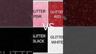 revs pink vs white vs black glitter 🪩#glitter l#pink #red #white #vs #black #fashion #dress #cute