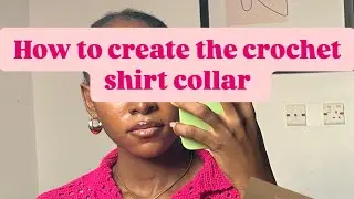 Crocheting collar Crochet shirt for men and women