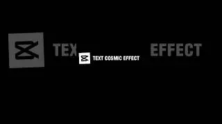 Text cosmic effect in Capcut / #editing #shorts #viralshorts
