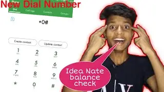 New Dial Number | Idea Net Balance Check