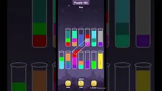 Water Color Sort Puzzle 162 #shorts