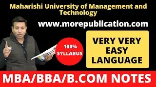 MBA BOOKS/NOTES MUMT|Maharishi University of Management and Technology|EASY LANGUAGE|BBA NOTES/BOOKS
