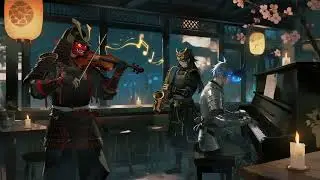 Japanese Jazz Fusion Ambience | Samurai Noir Vibes for Study, Work, and Night Chill