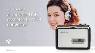 Portable USB Cassette to MP3 Converter | with USB Cable and Software
