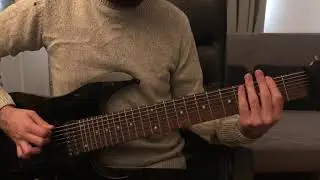 Sleep Token - High Water - Outro Riff Guitar Cover - NO AUDIO, SEE DESCRIPTION