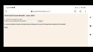 Ignou result june 2021 2nd update