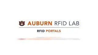 RFID Portals | Auburn RFID Lab