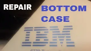 IBM Selectric III 3 Typewriter Plastic Bottom Case Repair Latch Fix Dropped Damage