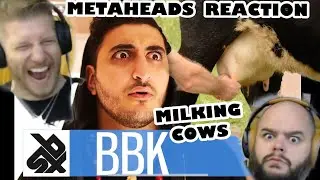 HE IS THE KING! | BBK - MILKING COWS | SwissBeatbox | Metalheads Reaction