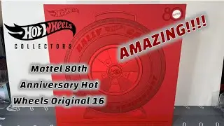 Набор из 16 оригинальных гоночных наборов Hot Wheels к 80-летию Mattel &mdash; ОБЯЗАТЕЛЬНО К ПРОДАЖЕ! #...