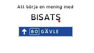 Att börja med BISATS - OMVÄND ORDFÖLJD