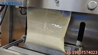 Automatic 1kg 2kg 5kg pouch 95&deg;C fresh soy milk packing machine, soy milk pouch filling machine