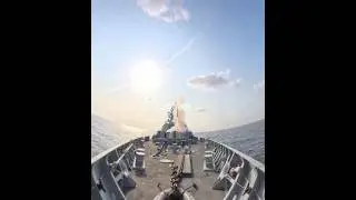 Guided missile Destroyer tested by Indian Navy